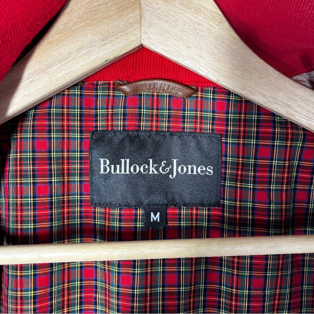 Bullock & Jones Vintage Classic Poplin Barracuda Red Jacket Mens Size Medium - Picture 9 of 11